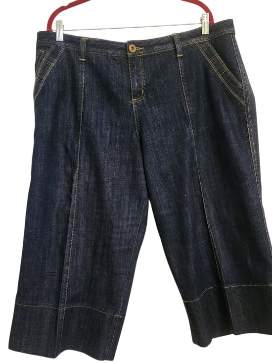 WAK Denim - WAK Jeans Dark Wash Ankle/Crop Pants Size 18W